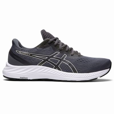 Asics Gel-Excite 8 - Miesten Juoksukengät - Harmaat/Valkoinen